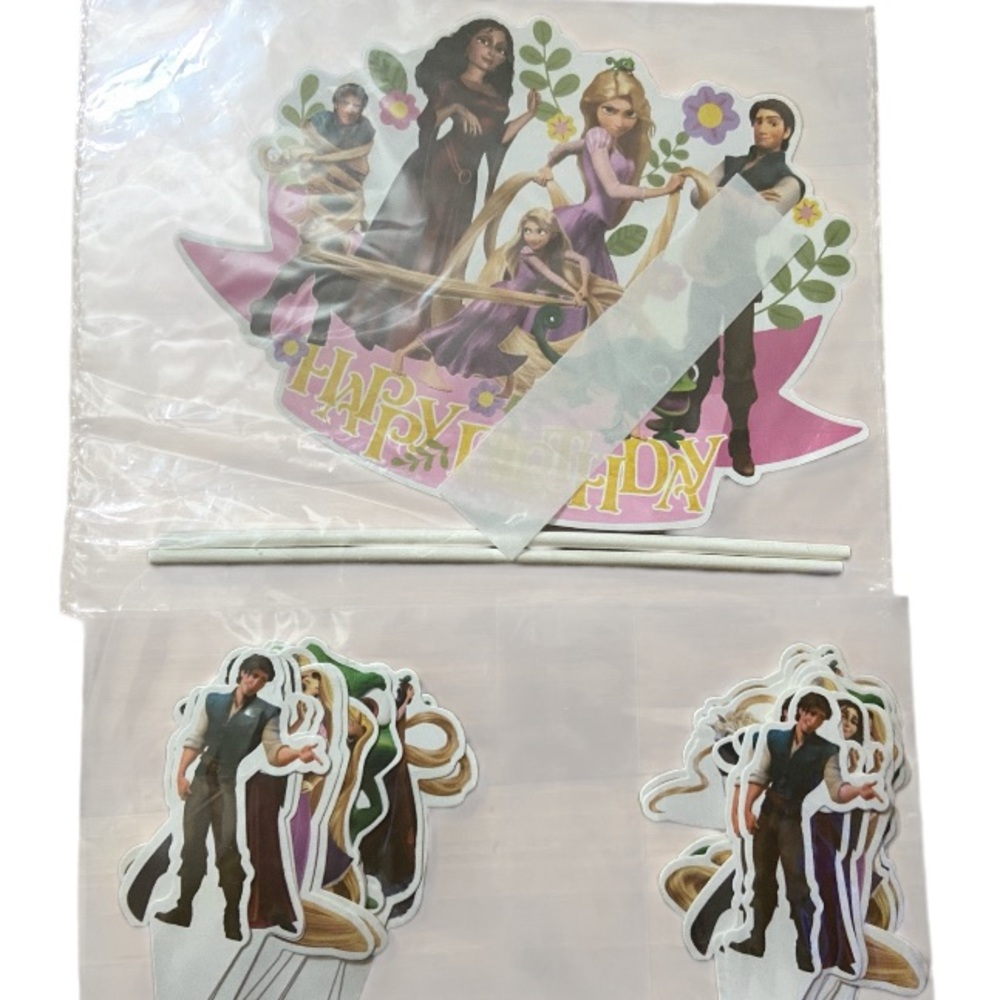 Disneys tangled Happy Birthday Party Supplies Set